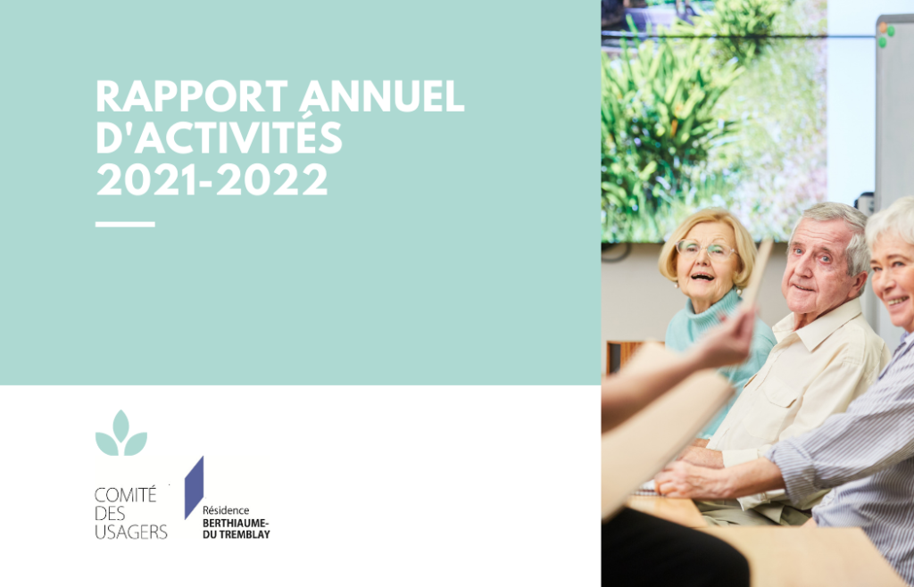 Rapport annuel d'activités 2021-2022