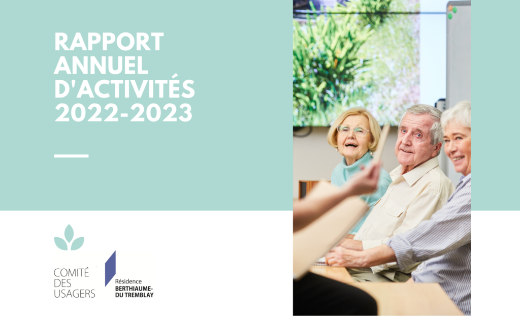 Rapport annuel d'activités 2022-2023